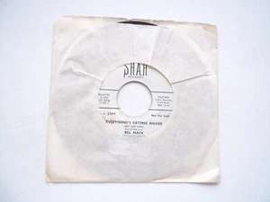 BILL MACK Everything's Getting Bigger / Honky Tonk Band (PROMO) 45 RPM 7" Record - Foto 1 di 6