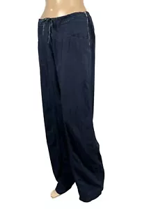 Dries Van Noten Hose mit breitem Bein bestickt Baumwolle Gr. 42 - Bild 1 von 12
