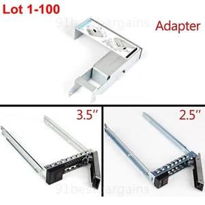 Lot 3.5" 2.5" Tray Caddy Adapter For Dell R740 R750 R650 R550 R450 DXD9H X7K8W - Picture 1 of 14