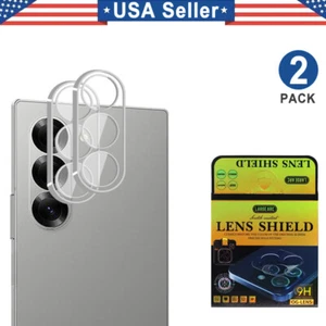 2PCS Back Camera Lens Tempered Glass Screen Protector For Samsung Galaxy Z Fold6 - Picture 1 of 1