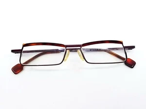 Theo Belgium NOS Gelato.it 63 Burgundy Titanium Eyeglass Frame 45 20 140 - Picture 1 of 12