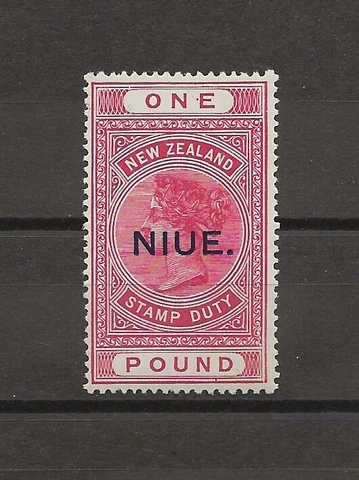NEW ZEALAND/NIUE 1918/29 SG37 MNH Cat £180 Cover