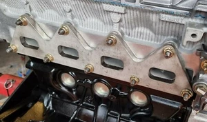 CLIO 197 EXHAUST MANIFOLD FLANGE FOR RENAULT F4R MILD STEEL TUBULAR MANI PLATE - Picture 1 of 4
