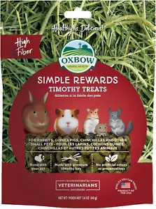 Simple Rewards Timothy Hay Treats for Rabbits, Guinea Pigs, Chinchillas, and Sma - Picture 1 of 8