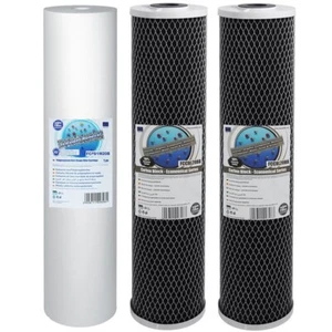 Aquafilter 3 Ersatzfilter ganzes Haus Wasserreiniger Entchlorierer 20 Zoll BB