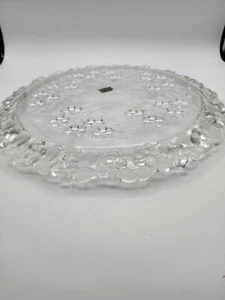 VTG MIKASA WALTHER CRYSTAL CAKE PLATE MADE IN WEST GERMANY 13”W.Great Condition! - Picture 1 of 5