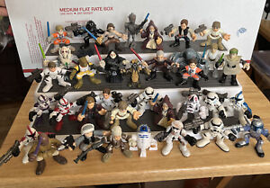 Imaginext Lot of 35 Star Wars Action Figures R2D2 Stormtroopers Luke Han Solo ++