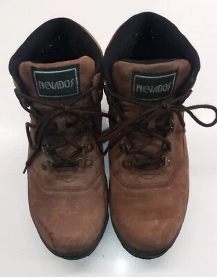 Botas de Trabajo Nevados Para Hombre Talla 9 Cuero Marrón Senderismo A Foto 1 de 4