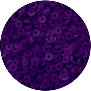 2000Pcs Purple Clay Beads for Bracelets Making- Heishi Polymer Flat Disc Spacer - Picture 1 of 6