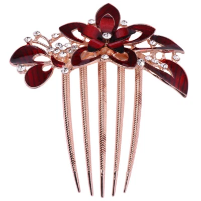  Hair Comb Wedding Headpiece for Women Accessories Woman Miss Purple - Image 1 of 4