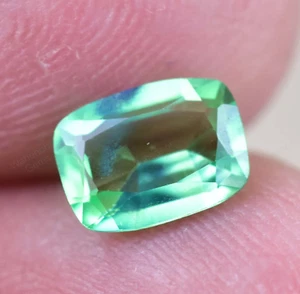 Unbeheizter natürlicher zweifarbiger Saphir 1,30 ct Kissen AGL zertifiziert Ceylon Edelstein - Bild 1 von 7