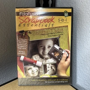 LumaPix FotoFusion: Scrapbook Essentials - S.E.I Holiday (PC, CD-Rom) Sealed NEW - Picture 1 of 7