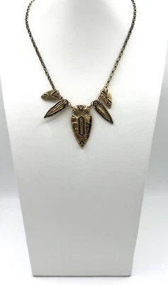 House of Harlow 1960 collar punta flecha chapado en oro Foto 1 de 4