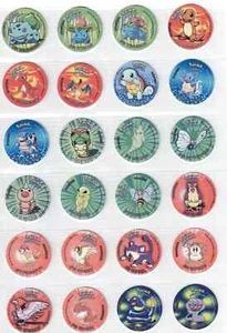 TAZOS POKEMON KANTO Full Set 151/151 PERU South America Pogs years 2022 EDITION - Picture 1 of 15