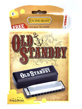 New Hohner Enthusiast Series “Old Standby” Harmonica Key of C 34B-BX-C