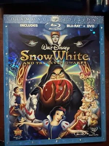 Disney’s Snow White and the Seven Dwarfs w/ Rare Slipcover blu ray - No Digital - Imagen 1 de 3
