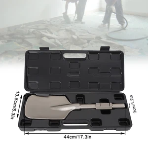 Jack Hammer Chisel Clay Spade Shovel Breaker 1-1/8" Hex Shank Demolition Hammer - Picture 1 of 13