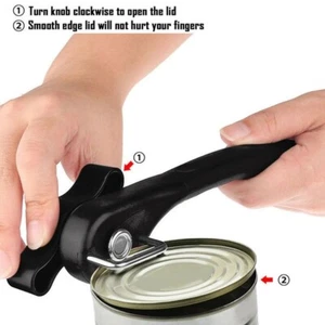 Easy Grip handle Can Opener Safety Tin Can Opener Kitchen tool - Picture 1 of 9