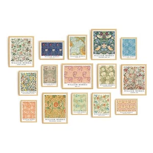 Set 15 Abstract Wall Decor Eclectic Wall Art - William Morrise Prints Gallery... - Picture 1 of 6