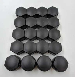 NEU RADMUTTERABDECKUNGEN FÜR Vauxhall (Opel) Insignia A 2010-2017 Schraubenkappen 22 mm SCHWARZ x20  - Bild 1 von 2