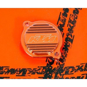 U6951157 Factoría Tapa de la Bomba de Aceite Naranja Anodizado KTM EXC Sx-F - Imagen 1 de 2