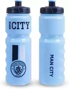 Manchester City FC Water Bottle 750ml New School Kids Xmas Gift Official License - Picture 1 of 3