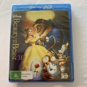 Disney BEAUTY AND THE BEAST 3D Blu-Ray NEW & SEALED - Picture 1 of 3
