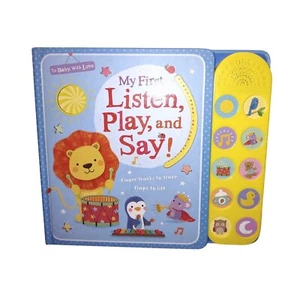 Tiger Tales My First Listen Play & Say Sound Book Interactive Learning New Kids - Picture 1 of 3