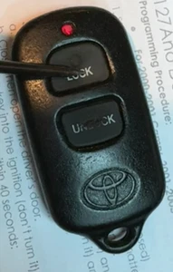 keyless remote entry car starter BAB237131-056 Toyota OEM key fob transmitter - Picture 1 of 14