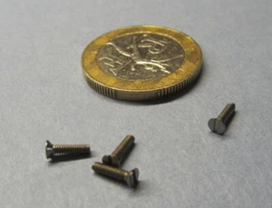 Tornillo de máquina ranurado de cabeza plana de acero inoxidable, 0-80 x 1/4" de longitud 100 piezas - Imagen 1 de 12