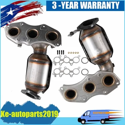 2x Conversores Catalíticos Frontais para 2007-2017 Toyota Camry / Lexus Es350 3.5L - Imagem 1 de 4