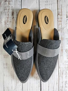 Dr. Scholl’s Exact Pantolette Slipper spitz zulaufend grau Komfortschuh Größe 8 M - Bild 1 von 8