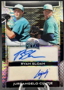 Jurrangelo Cijntje & Ryan Sloan /10 - 2025 Leaf Metal Dual AutoSilver Pulsar - Picture 1 of 2