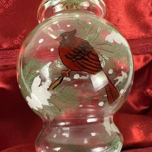 Chase Hand Painted Blown Glass Bird Ornament CARDINAL 5" in Box - Picture 1 of 8