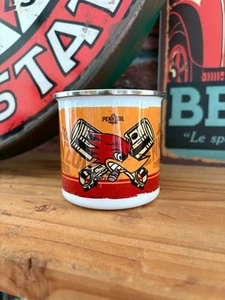 Mug émaillée Pennzoil, Tasse déco vintage piston pin up publicité café moteur - Imagen 1 de 3
