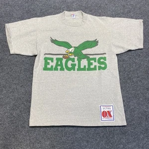 Camiseta De Colección Philadelphia Eagles Para Hombres Gris Mediano NFL Fútbol Ultra Ox Camiseta Años 90 - Imagen 1 de 10
