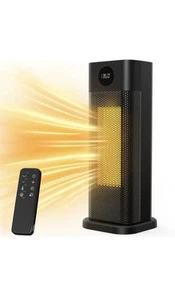Space Heater - 1500W PTC Ceramic Tower Heaters for Indoor Use with Adjustable - Picture 1 of 10