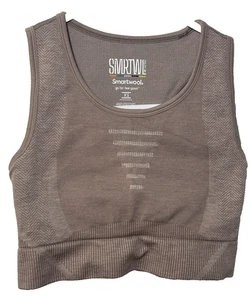 SMARTWOOL Women's XS Racerback Athletic Bra Top Intraknit Sandstone Merino Wool - Picture 1 of 5