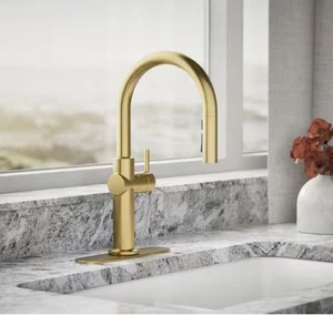 Einzelhandel $ 1196-Kohler Crue berührungslose Einhand-Küchenarmatur herunterziehbar - Bild 1 von 21