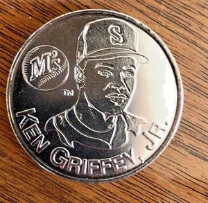 Very Cool 1991 Ken Griffey Jr STARTING LINEUP Coin Seattle Mariners - Picture 1 of 3