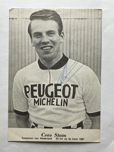 Autograph CEES STAM-Kampioen van Nederland 1967-Cycling HOLLAND-signed AK - Picture 1 of 2