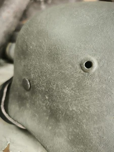 Casco Alemán Original Bonito Casco M40 Original Segunda Guerra Mundial Segunda Guerra Mundial Talla 64 Envío Gratis - Imagen 1 de 22