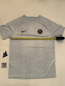 Nike Dri-Fit PARIS ST. GERMAIN Pre-Match Football Soccer Jersey Mens Large ‘PSG’ - Picture 1 of 3