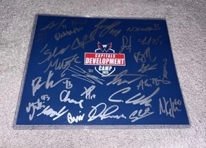 2025 WASHINGTON CAPITALS DEVELOPMENT CAMP MULTI SIGNED LOGO 8X10 PHOTO COA - Picture 1 of 5