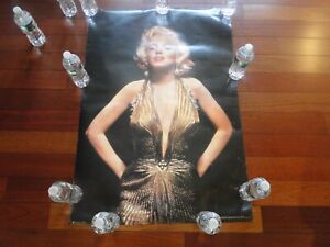 Vintage Marilyn Monroe Poster 37 x 27