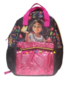 Encanto Kids Mirabel Sequin 17" Laptop Backpack, New With Tags - Picture 1 of 3
