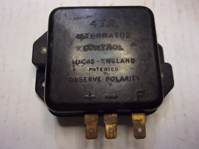OEM Jaguar XKE E Type 4.2 Lucas 4TR Voltage Regulator Alternator Control #1  - Image 1 of 3