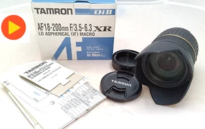 [Mint] Tamron AF 18-200mm f3.5-6.3 XR Di II LD IF Macro Lens for Nikon F  /Japan - Picture 1 of 22