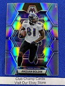 2023 #18 Anquan Boldin Panini Mosaic Football Silver Prizm Ravens - Imagen 1 de 2