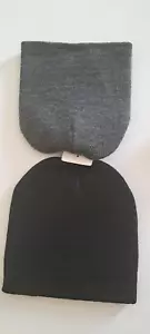 PRIMARK -2 pk Gorros Gorros Negro y Gris x1 de cada color - Imagen 1 de 3